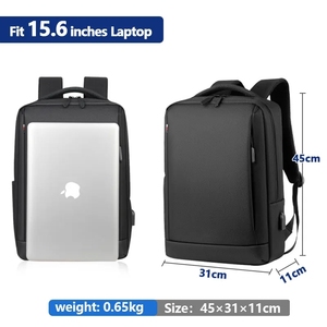 Nueva Mochila Personalizada para Portátil, Mochila Escolar de Lujo para Estudiantes, Impermeable, para Negocios, para Hombre, con Puerto USB, para la Escuela - Product Image 4