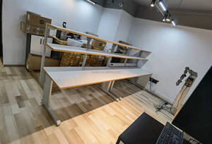 इलेक्ट्रीशियन आसान असेंबली मॉड्यूल कार्यशाला के लिए फैक्टरी मूल्य कार्य तालिका कंप्यूटर स्टैंड के साथ वर्कबेंच - Product Image 6