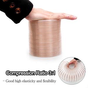 Tuyau flexible corrugué en spirale en fil d'acier PU souple, léger, hautement transparent, résistant à l'usure, pour échappement -40~+125 1 - Product Image 4