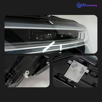 Phares avant BBA pour Audi A6 C7, projecteur LED, lentille de projecteur, design 2012-2015, feux de jour, clignotants, feux de croisement et de route automatiques