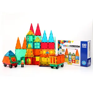 Buon prodotto a buon prezzo giocattoli divertenti blocchi educativi in plastica con foglio magnetico