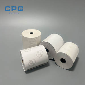 Manufacturer Pallet Bulk Eco Friendly BPA Free POS/ATM Plastic Core Thermal <b>Paper</b> 57X40 80X80 Cash Registers Receipt Tape - Product Image 1
