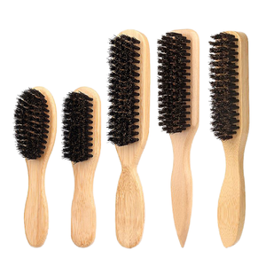 Brosse à cheveux Amei Modèle 212, très vendue, pour barbier, avec manche en bois, étanche, pour coiffure et barbe - Product Image 1
