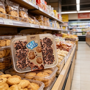 Biscuits aux pépites de <span class=keywords><strong>chocolat</strong></span> double, qualité supérieure, <span class=keywords><strong>morceaux</strong></span> de <span class=keywords><strong>chocolat</strong></span> fondant, best-seller, collations exotiques - Product Image 5