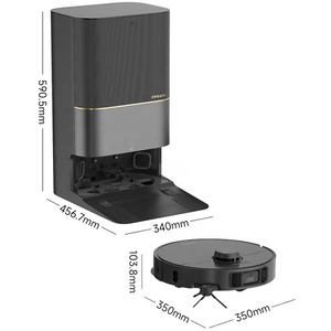 Dreame X40โปรหุ่นยนต์ดูดฝุ่นอัจฉริยะ LIDAR พิเศษ12000PA ถูพื้นอัตโนมัติกำจัดสิ่งสกปรกสำหรับใช้ในครัวเรือนโรงแรม - Product Image 6