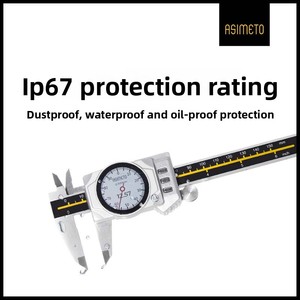 ASIMETO Série 305, calibre numérique de type pointeur en acier inoxydable de haute qualité, étanche IP67, électronique - Product Image 5