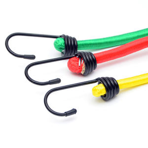 Corde élastique de haute qualité, 120cm, 8mm, durable, pour usage extérieur, pour tente, camping, bagages, vert, rouge, jaune - Product Image 4