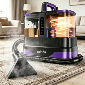 Nettoyeur Vapeur Portable Minfu pour Tapis, Canapé Humide et Sec, Nettoyant Taches Tenaces, Machine de Lavage de Tissus et de Nettoyage de Tapis - Product Image 1