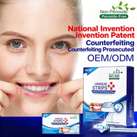Tiras Blanqueadoras de Dientes con Fórmula Suave Sin Peróxido, Adhesivo Cómodo, para una Sonrisa Brillante, para el Cuidado Dental en la Oficina y el Tiempo Libre