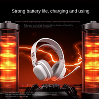 Auriculares Inalámbricos para Juegos HJSDZHI HJ001 con Cuatro Modos, 2.4G, Controlador de 40 mm, Batería de 60H para PC, Switch y Móviles