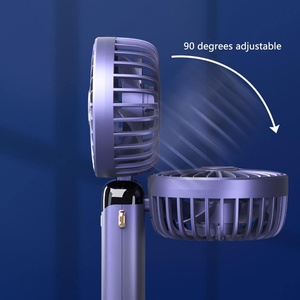 Mini Ventilador USB Portátil de 1200mAh con Logotipo Personalizado, Dispositivo de Refrigeración de Verano, Cinco Ajustes, Batería Recargable para Uso en Oficina - Product Image 4