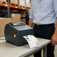Imprimante d'étiquettes à code-barres Xprinter XP-480B 4 x 6, imprimante thermique pour autocollants en rouleau de 108 mm, 203 dpi, interface USB, en stock