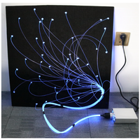 Estrellas Techo LED Star Light Panneau acoustique de plafond à fibre optique Panneaux de plafonniers étoilés