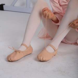 Chaussons <span class=keywords><strong>de</strong></span> ballet en PU extensible à semelle intégrale avec support OEM/ODM pour les marques <span class=keywords><strong>de</strong></span> <span class=keywords><strong>danse</strong></span> - Product Image 3