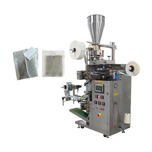 Máquina de embalaje de llenado de bolsas de té triangular, bolsa de hierbas interior y exterior de algodón, máquina de embalaje pequeña automática - Product Image 5