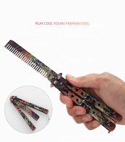 Pratique Formation En Acier Inoxydable En Plein Air Papillon Formation Couteaux Papillon Peigne Couteau Formateur Papillon Balisong Formateur