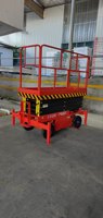 Plateforme élévatrice mobile à ciseaux hydraulique autopropulsée 6m-14m avec batterie au plomb, disponible en hauteur de 10m, 12m, 14m