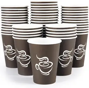Экологически чистые одноразовые бумажные кофейные чашки 7 унций, бумажные стаканчики для сока