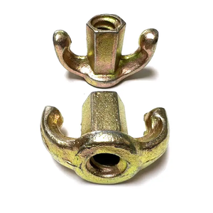 Tuerca de anclaje de ala zincada para sistema de encofrado en construcción - Product Image 1