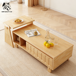 Table basse en bois, design moderne, fabriquée en Chine, prix bas, sur mesure, grand stock disponible, prête à être expédiée, meubles de salon. - Product Image 2