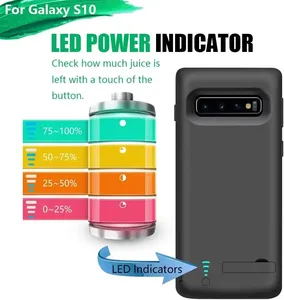 Étui de batterie 10000mah pour <span class=keywords><strong>Samsung</strong></span> Galaxy S10 <span class=keywords><strong>S10E</strong></span> S10 Plus Chargeur de batterie Étui de batterie S10 Plus Batterie externe Housse de charge de batterie - Product Image 5