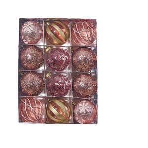 New Christmas Decoration Set Glitter PE Special Shaped Balls Mixed Hanging Ornaments For Christmas Tree - Product Image 5