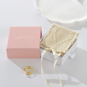 New Arrival Beautiful Fancy Pearl Necklace Lace <b>Gift</b> Bag Packaging Pouch with Tie - Product Image 5