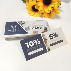 セールプロモーションのための割引クーポン券印刷カスタムクーポンカード印刷ありがとうカード - Product Image 4