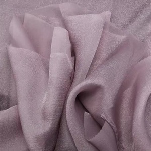 Tissu Organza Coloré Uni Effet Étoilé Froissé pour Robe de Soirée <span class=keywords><strong>et</strong></span> Rideau de Fond - Product Image 3