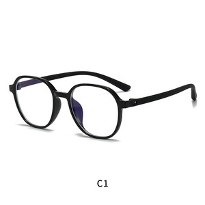 Occhiali da vista quadrati ultraleggeri alla <span class=keywords><strong>moda</strong></span> da donna, con lenti piatte anti-luce blu, senza montatura, con protezione UV, disponibili <span class=keywords><strong>in</strong></span> pronta consegna dalla fabbrica. - Product Image 2
