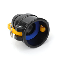 Raccord Camlock P25 de 2 pouces pour valve de réservoir IBC, extrémité femelle type C, raccord de tuyau, moulé par injection PP, basse pression