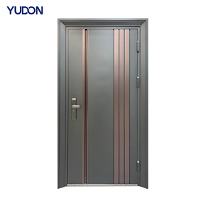 <span class=keywords><strong>Puerta</strong></span> de Entrada Moderna de Acero Inoxidable YUDON con Función Antirrobo para Uso en Exteriores en Apartamentos y Escuelas - Color Personalizado - Product Image 1