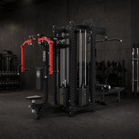 Nouvelle Conception Appareil de Musculation Commercial en Acier Mini Loader 4-en-1 Multi-Station à Poids Chargés par Broches pour Exercices des Jambes REYK 150kg