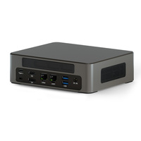 HYSTOU M9 PC Mini, untuk kantor rumah 13th Gen I5 I7 DDR5 4K/8K HD DP Tipe C tiga tampilan PC WIFI 6 Win 11 Desktop Mini PC
