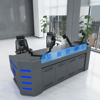 Centre de commande de sécurité à LED Console de surveillance Bureau Source Usine Mobilier de salle de contrôle personnalisé pour les postes de travail à utiliser au bureau