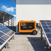 Station d'alimentation portable Lifepo4 avec MPPT, station d'alimentation portable avec prises AC, système de stockage d'énergie d'urgence