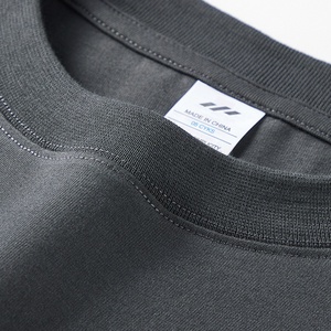 Ropa de hombre personalizada 230G, <span class=keywords><strong>Camiseta</strong></span> lisa de peso pesado, <span class=keywords><strong>Camiseta</strong></span> básica de algodón de <span class=keywords><strong>manga</strong></span> <span class=keywords><strong>larga</strong></span> con cuello redondo, <span class=keywords><strong>camiseta</strong></span> informal transpirable para hombre, <span class=keywords><strong>camiseta</strong></span> en blanco - Product Image 4