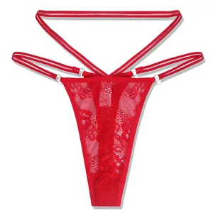 Kodar Sexy Hot Mulheres G-string Tanga Strappy Lace Cortar Thongs bordados Cueca Calcinha Meados Cintura Calcinha Briefs