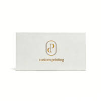 Boîtes en carton personnalisées avec logo, un emplacement pour carte, carte de visite en métal, carte sans contact, emballage cadeau, faites à la main, finition brillante