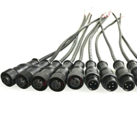 Connecteur Circulaire Étanche OEM M8 M12 M16 2 3 4 6 7 Broches pour Câble d'Assemblage Automobile