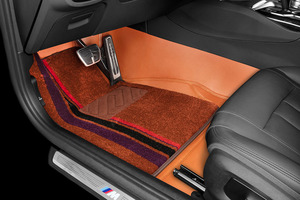 พรมปูพื้นรถยนต์ดีไซน์ใหม่ทันสมัย แบบสั่งตัดพอดีและแบบสากล ป้องกันการลื่นและกันฝุ่น - Product Image 4