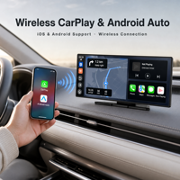 Android Autoradio 10,25 Zoll Breiter Geteilter Bildschirm CarPlay Android Auto GPS-Navigation Klebemontage