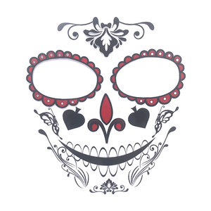 Bricolaje Auto adhesivo tema cara de fiesta decoración pegatina - Product Image 1