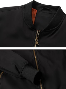 High-quality Men's Winter <b>Smart</b> Casual Bomber <b>Jacket</b> Durable Comfortable Windproof Breathable Eco-Friendly Canvas OEM Service - Product Image 3