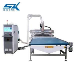 Máquina automática de carregamento e descarga de armários de cozinha, roteador CNC ATC, ferramenta linear de 3 eixos 1325