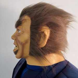 Máscara de Látex de <span class=keywords><strong>Hombre</strong></span> <span class=keywords><strong>Lobo</strong></span> de Londres, Estilo Mitad Humano Mitad Bestia, para Halloween, Cosplay, Fiestas de Disfraces - Product Image 4