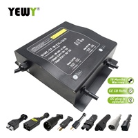Chargeur de batterie automatique 12 volts 5A 10A 15A Lithium AGM GEL Lifepo4 étanche Marine 2 banques chargeur d'entretien