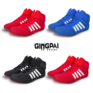 GINGPAI <span class=keywords><strong>Scarpe</strong></span> da Boxe Traspiranti in Rete di Alta Qualità per Allenamento Invernale e <span class=keywords><strong>Fitness</strong></span> per Uomo e Donna da Wrestling - Product Image 2