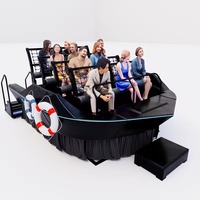 Cinéma Bermuda clé en main, théâtre 3D à vision directe, écran en arc de 240 degrés, sièges à mouvement 6 axes, de 12 à 40 places, environ 54 m²
