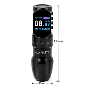 เครื่องสักโรตารี่แบบพกพา สแตนเลสสตีล ชุดไร้สายครบชุด สำหรับการสักถาวร - Product Image 6